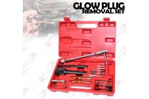 New 16Pc Glow Plug Removal Remover Car Garage Tool Set Kit Damaged 8mm 10mm